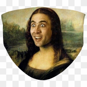 Nicolas Cage Mona Lisa, HD Png Download - nicholas cage png