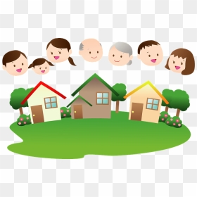 House Home Neighbor Clipart - Cartoon, HD Png Download - home .png