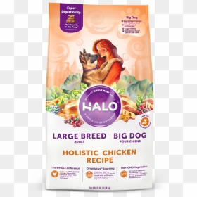 Large Breed Dog Food - Halo Dog Food, HD Png Download - dog food png