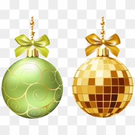 Christmas Ball Ornaments Transparent, HD Png Download - gold christmas balls png