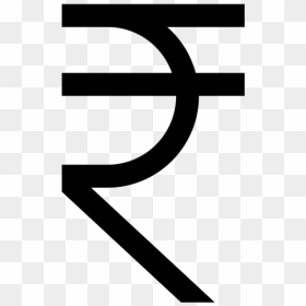 Indian Rupee Sign Currency Symbol - Indian Rupee Symbol Png, Transparent Png - rupee symbol png image