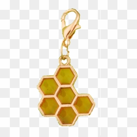 Honeycomb Charm Beehive Shoppe Bracelet Jewelry Collection, HD Png Download - golden jewellery png