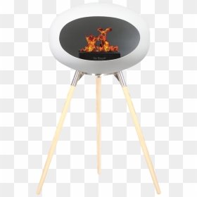 Le Feu Bio Ethanol Fireplace Ground Wood White Le Feu - Flame, HD Png Download - fire ash png