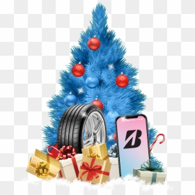Bridgestone Year-end Tyres Sales Promotion Offer - Christmas Ornament, HD Png Download - christmas offer png