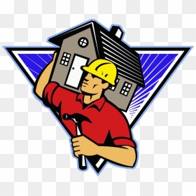 Snow"s Home Improvement - Clipart Carpenter Logo, HD Png Download - home .png