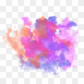 #ftestickers #smoke #mist #clouds #aesthetic #colorful - Watercolor Paint, HD Png Download - colourful smoke png
