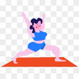 Yoga Figures-08 - Jumping, HD Png Download - human figures png