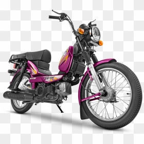 Tvs Xl 100 Heavy Duty Itouch Start Its Any Time Now - Tvs Xl 100 Purple Colour, HD Png Download - tvs bike png