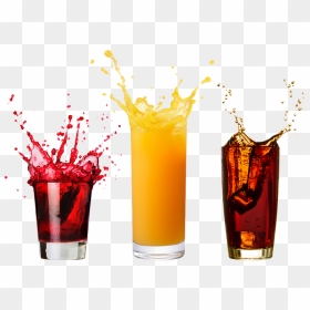 Drink Glass Splash, HD Png Download - fruit juice splash png