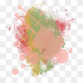 Color Multicolor Effect Splash Blots - Visual Arts, HD Png Download - color splash effect png