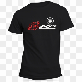 Yamaha R15 Riders Black Half Sleeve T-shirt - T Shirt Herbalife 24 Back, HD Png Download - r15 logo png