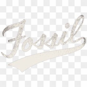 Fossil Logo Png Image File - Calligraphy, Transparent Png - fossil png