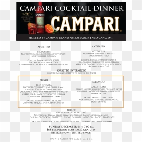 An Evening With Campari2 - Flyer, HD Png Download - soda splash png