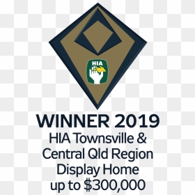 Nqld Ha19 Townsville&cqld Winner Logo Dis U300k - Emblem, HD Png Download - home .png