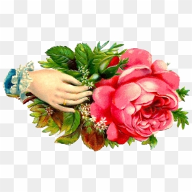 Transparent Red Flower Clipart - Flowers With Hands, HD Png Download - welcome flower png