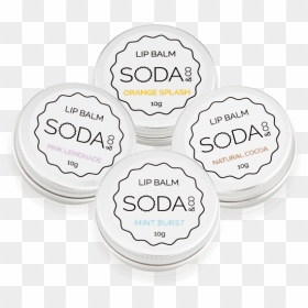 Lip Balm 4 Pack - Label, HD Png Download - soda splash png