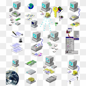 Electronics, HD Png Download - windows 95 icons png