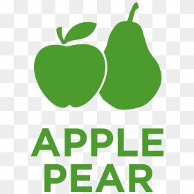 Apple And Pear Logo, HD Png Download - whole banana leaf png
