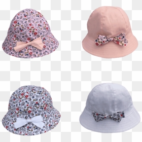 Cotton Baby Hat For Girls - Hat, HD Png Download - baby cap png