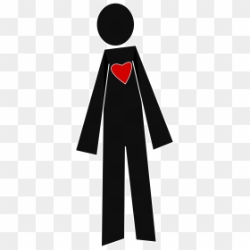 Clipart Of Person Thinking Clipartmonk Free Clip Art - Person With Heart Clipart, HD Png Download - man thinking clipart png