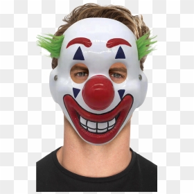 Joker Clown Mask 2019, HD Png Download - joker mask png