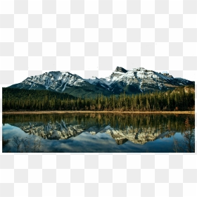 Icy Mountains, Green Vegetation And A Lake - Canon 10 18mm Landscape, HD Png Download - green mountains png