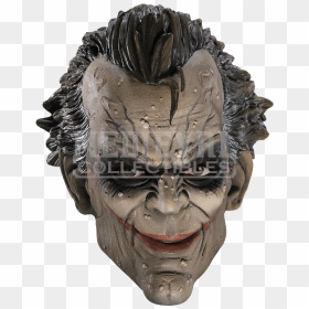 Arkham Joker Vinyl Mask - Joker Arkham City Mask, HD Png Download - joker mask png