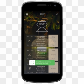 Personal Wedding Invitation For Android - Smartphone, HD Png Download - hast melap png