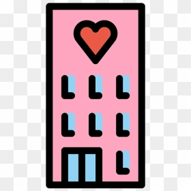 Love Hotel Emoji Clipart - Heart, HD Png Download - smiley love png