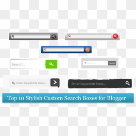 Custom Search Boxes For Blogger - Blogger Search Box, HD Png Download - stylish arrow png