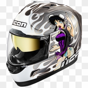Icon Alliance Gt Silver Dl18 Fullface Motorcycle Riding - Icon Alliance Gt Dl18, HD Png Download - motorbike riding png
