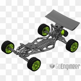3d Printing Roadshow - 3d Printing Rc Car Chassis, HD Png Download - 3d frame png