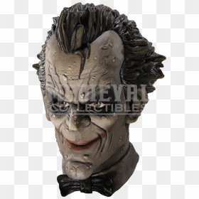 Arkham Joker Deluxe Vinyl Mask - Joker Arkham Mask, HD Png Download - joker mask png