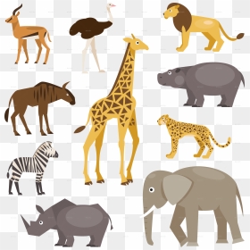 Animals Savannah Animals Savannah - Savannah Animals, HD Png Download - animal png images