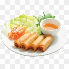 Dish,food,nem Rn,cuisine,spring Roll,g I Cu N,nem,lumpia - Transparent Spring Roll Png, Png Download - samosa images png