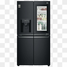 Transparent Fridge Smart Lg - Refrigerator, HD Png Download - lg fridge png