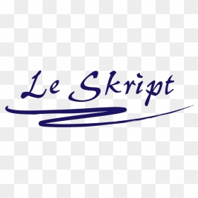 Leskript-logo - Calligraphy, HD Png Download - comment logo png