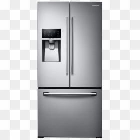 Samsung French Door Refrigerator, HD Png Download - samsung refrigerator png