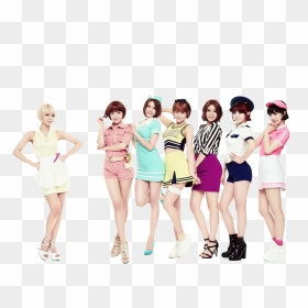 Aoa Girl Group Png Clipart - Aoa Short Hair Album Cover, Transparent Png - fashion girl clipart png