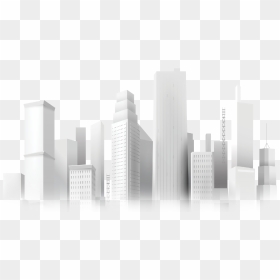 White Building Png - Black And White, Transparent Png - buildings png images