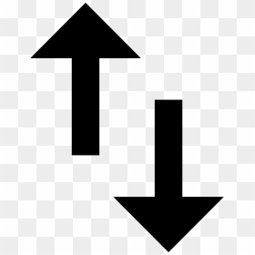 Switch Vertical Orientation Arrows - Import Export Icon Svg, HD Png Download - stylish arrow png