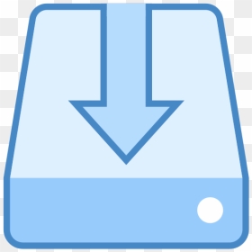 Material Filled Icon - Install Icons, HD Png Download - top arrow png