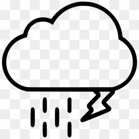 Rain , Png Download - Rainy Cloud Lighting Drawing, Transparent Png - rain png file