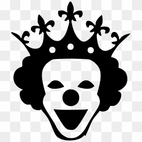Free Clipart Character Man With A Bow Tie And Crown - Clipart Queen Crown Png, Transparent Png - joker mask png