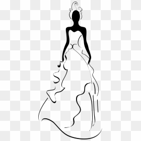 Transparent Bride Vector Png, Png Download - fashion girl clipart png