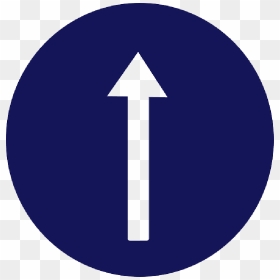 Straight, Arrow, Sign, Top, Road Sign, Street Sign - Colonne Romane, HD Png Download - top arrow png