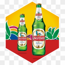 Kingfisher Beer Bottle Png, Transparent Png - kingfisher beer png