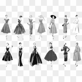 Dibujos De Trajes De Mujer, HD Png Download - bindi designs png