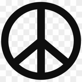 Black Peace Sign Clip Art, HD Png Download - sikh symbol png