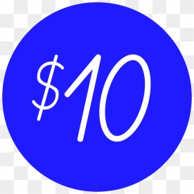 10 Dollars Logo Png , Png Download - 10 Dollar Logo Blue, Transparent Png - dollar logo png